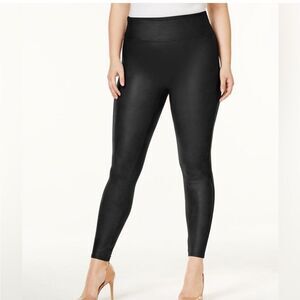Spanx Black Faux Leather Leggings